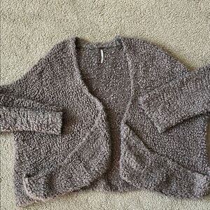 Free People Cozy Brown Women's Sweater